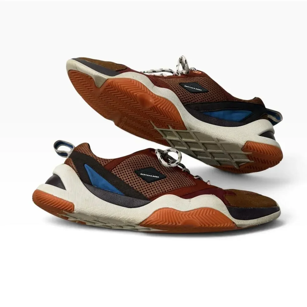 SCOTCH & SODA Icaryus Men's Sneakers US 11 Trek Suede Chunky Mesh